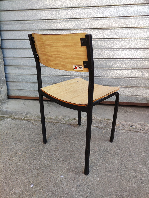 silla escolar metal formica 44-75.5x42.5x42.5 27u